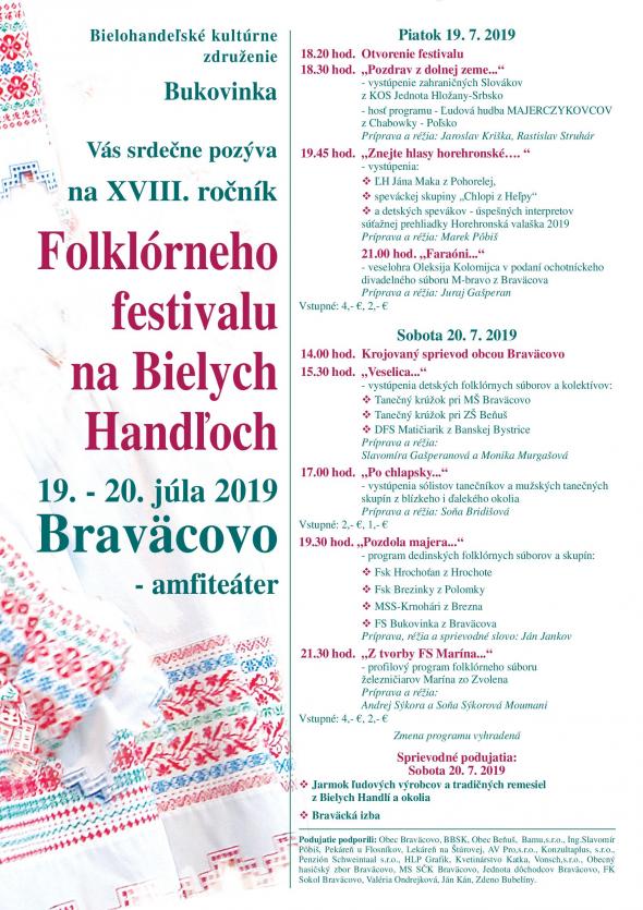 Folklórny festival na Bielych Handľoch 2019 Folklórny festival na Bielych Handľoch 2019
